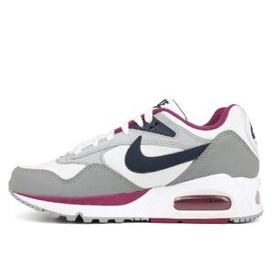 Nike Air Max Sneakers - White, Gray, and Fuscia